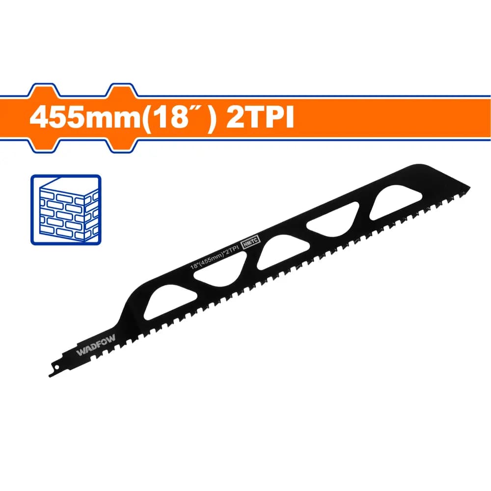 سلاح منشار ترددي للطوب و الحوائط 455mm(18") WADFOW WJT2243HM