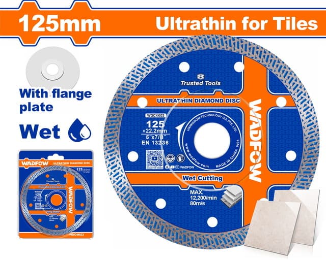 WADFOW Ultrathin diamond disc 125 Χ 1mm (WDC4K03)